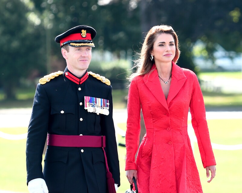 Rania de Jordania graduación