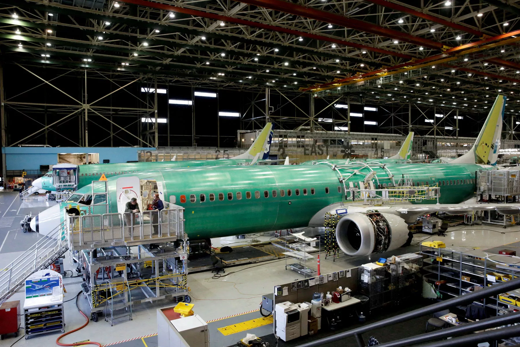 Boeing está un incidente de detener la producción del 737