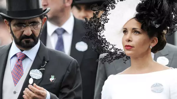 Emir Mohammed y la princesa Haya de Jordania
