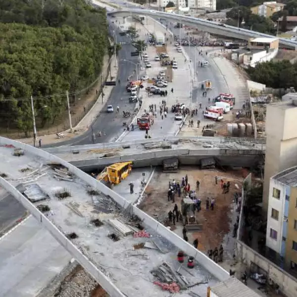 Derrumbe de puente en Brasil