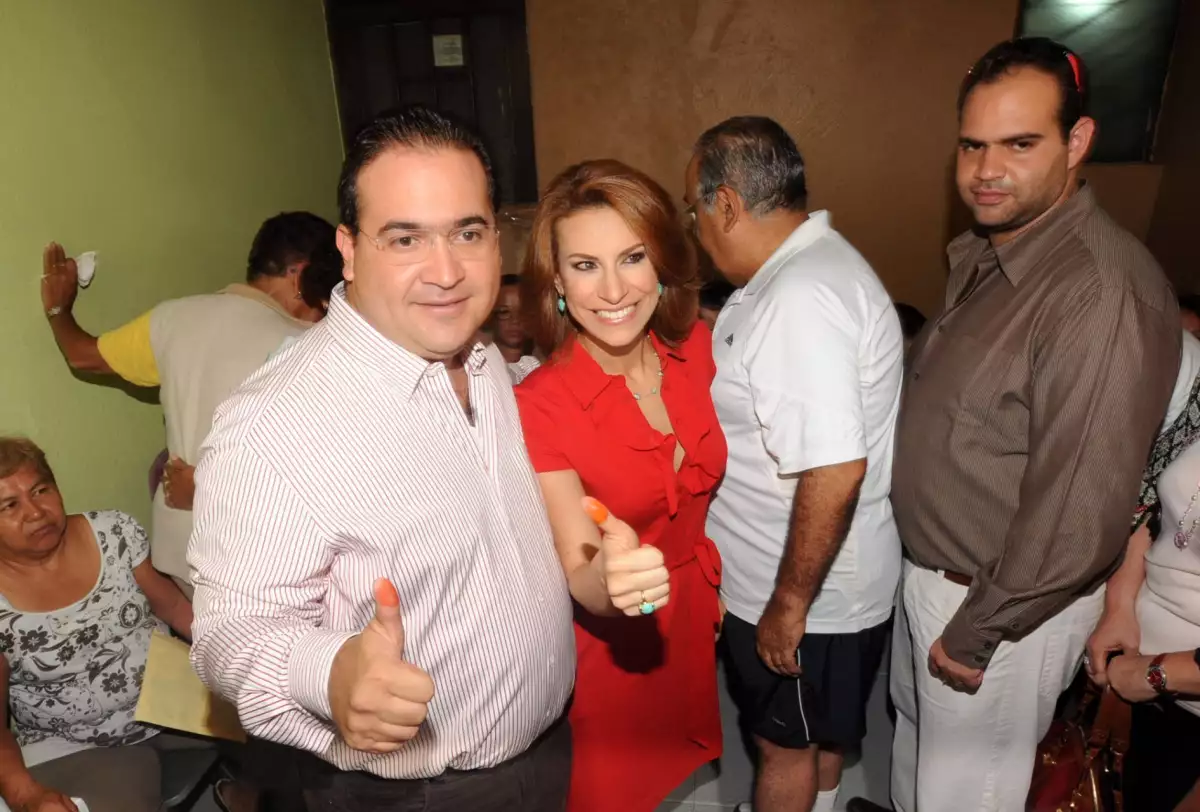 Javier Duarte y Karime Macías