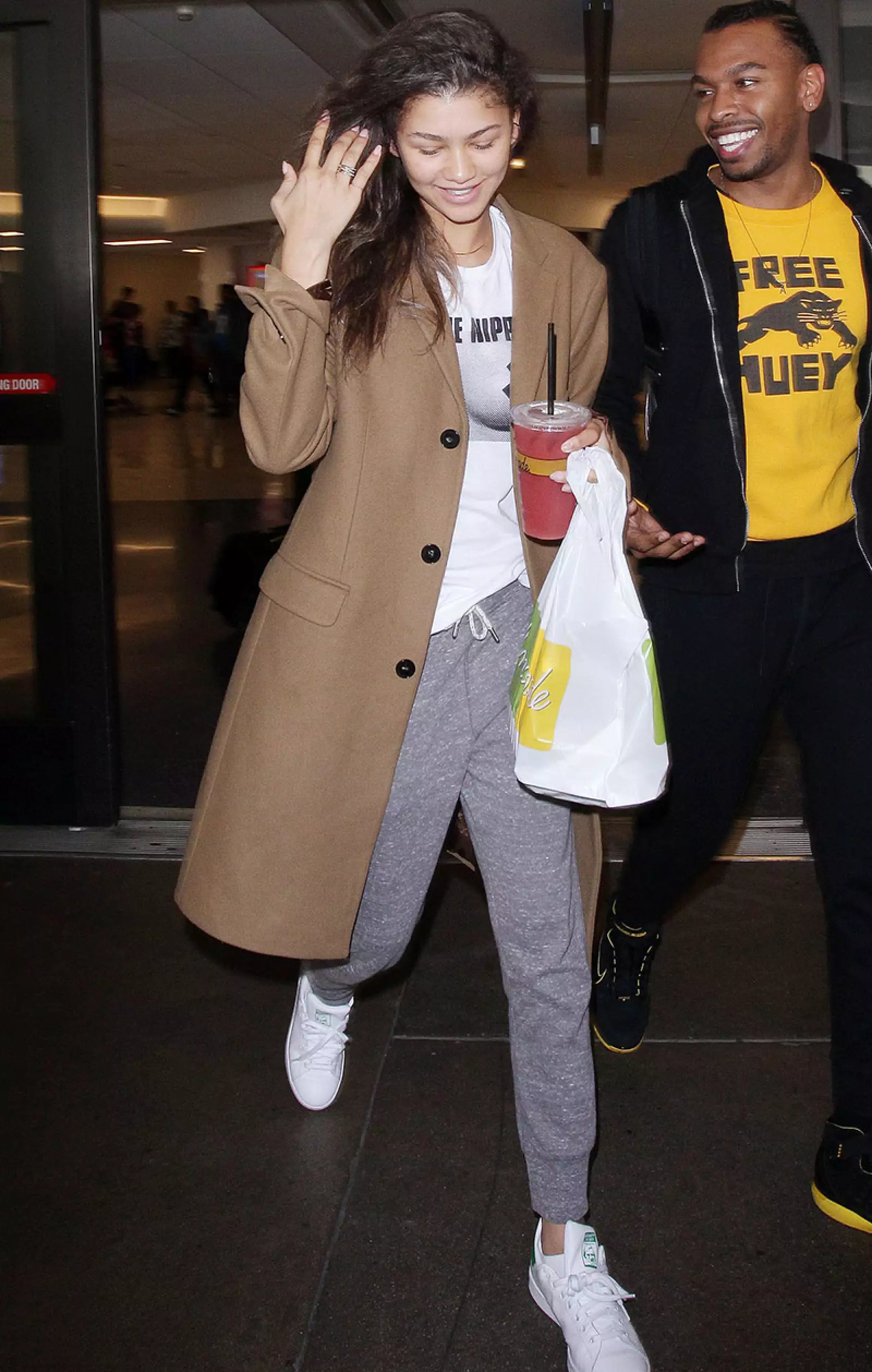 Zendaya arriving at LAX International Airport, Los Angeles, USA - 24 Nov 2017
