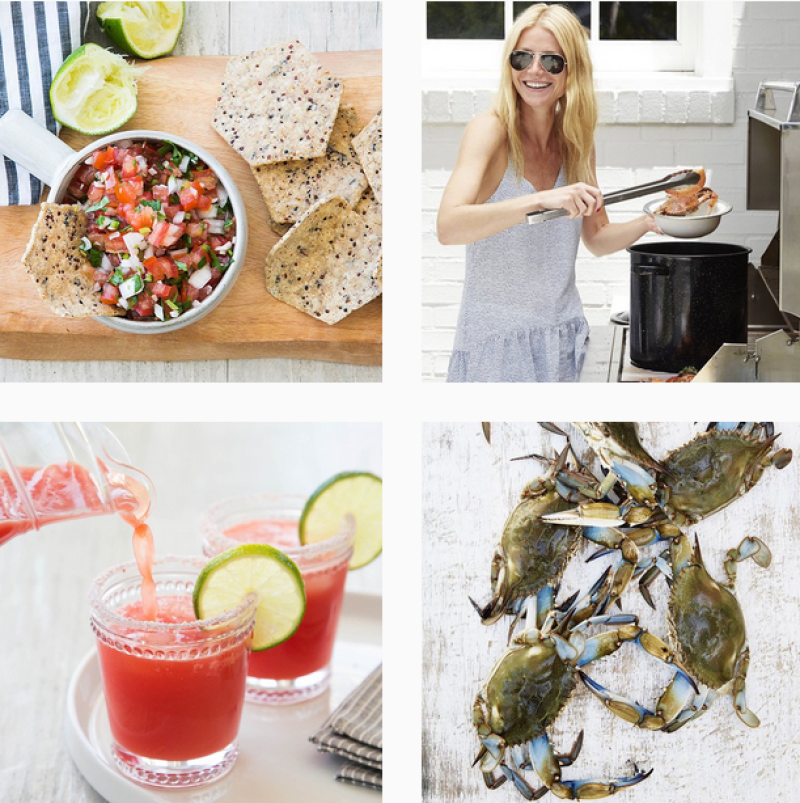 Gwyneth creó Goop, una página muy completa con los mejores tips de nutrición, vende productos y asesora sobre estilos y filosofía de la vida.