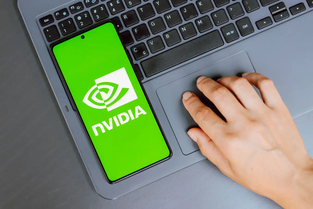 Logo de Nvidia en smartphone