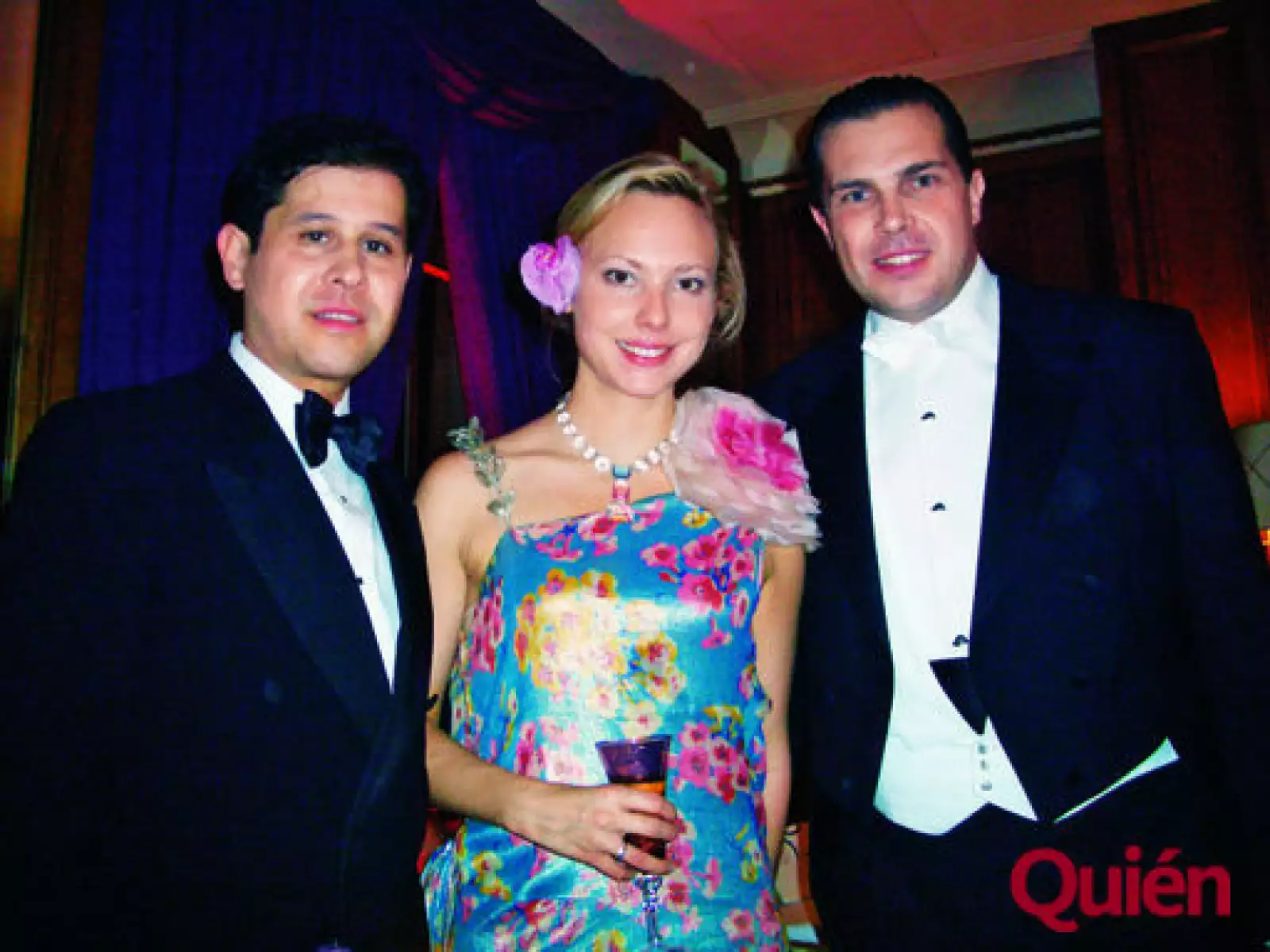 Gerardo Páez, la princesa Desiree de Hohenlohe y Su Alteza Real Charles Phillippe de Orleans, Duque de Anjou