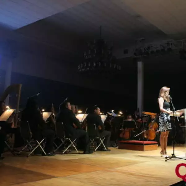 Presentación del concierto de Plácido Domingo en Chichen Itza