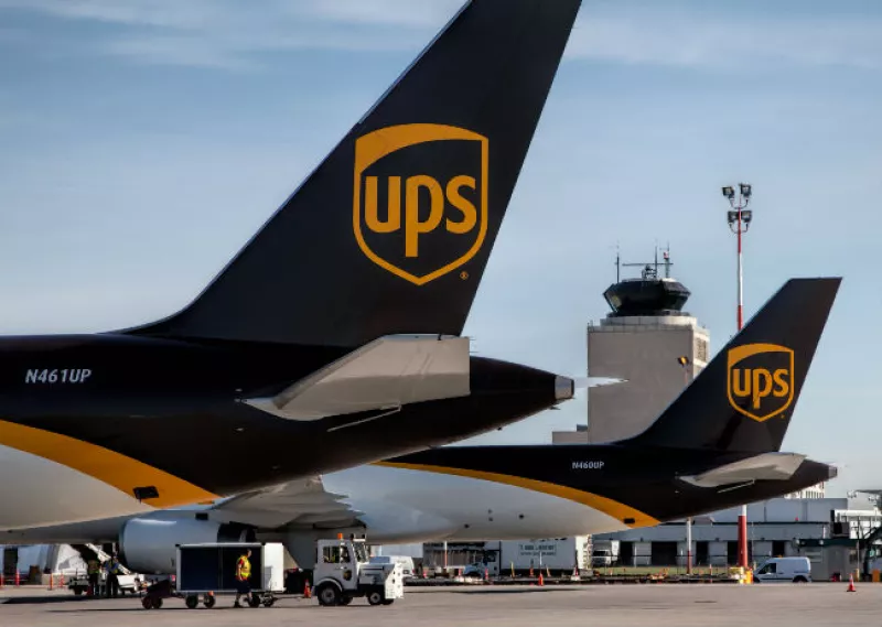 aviones de mensajer�a de UPS