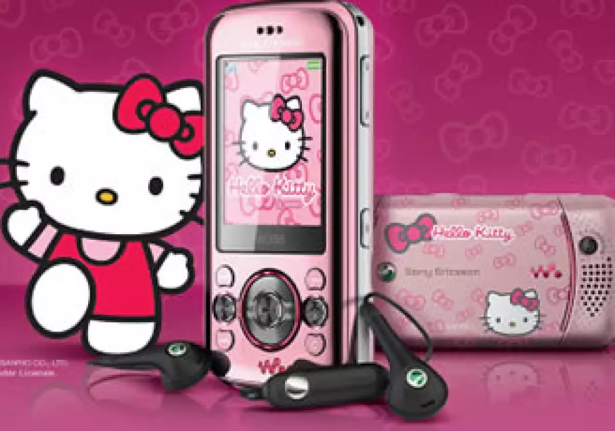 El celular vendrá cargado con alusiones a Hello Kitty (Foto: Cortesía de Sony Ericsson)