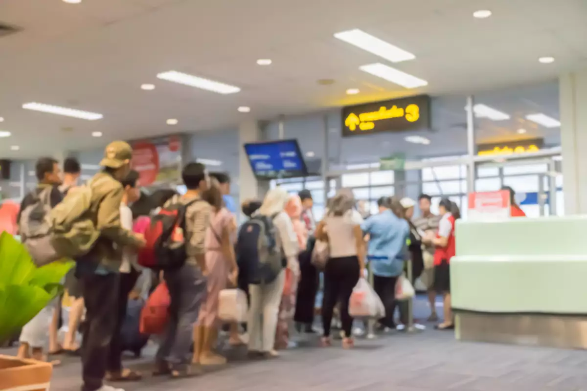 Aeropuerto aduana pasajeros