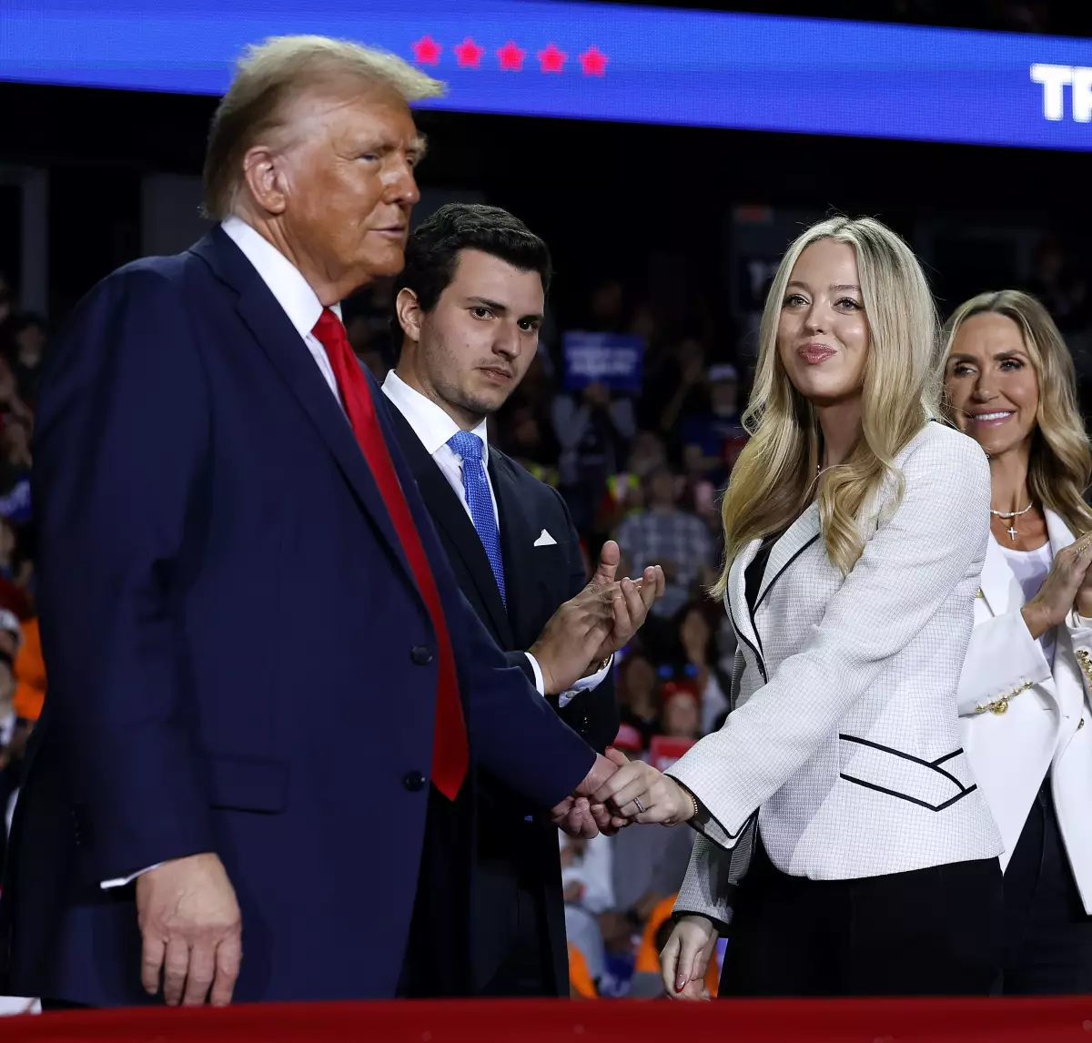 Donald Trump Campaigns In Michigan Day Before Election