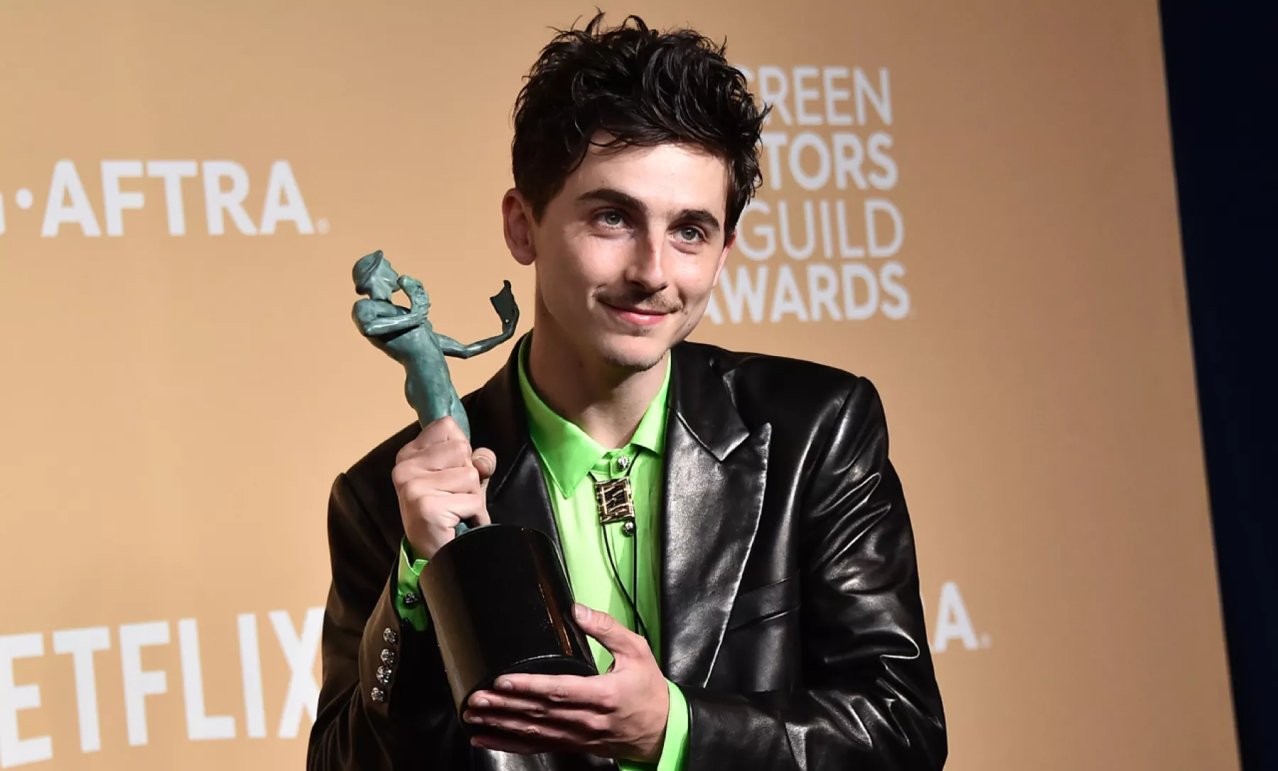 timothee chalamet homenaje bob dylan sag