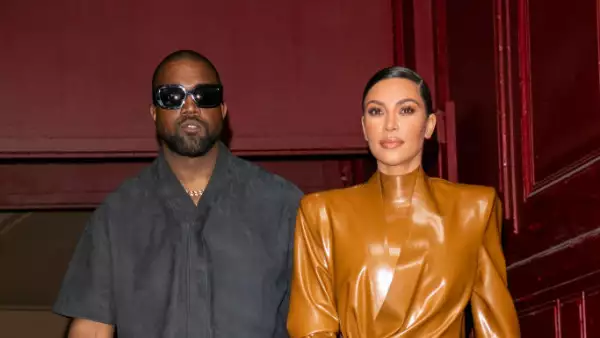 Kanye West y Kim Kardashian.