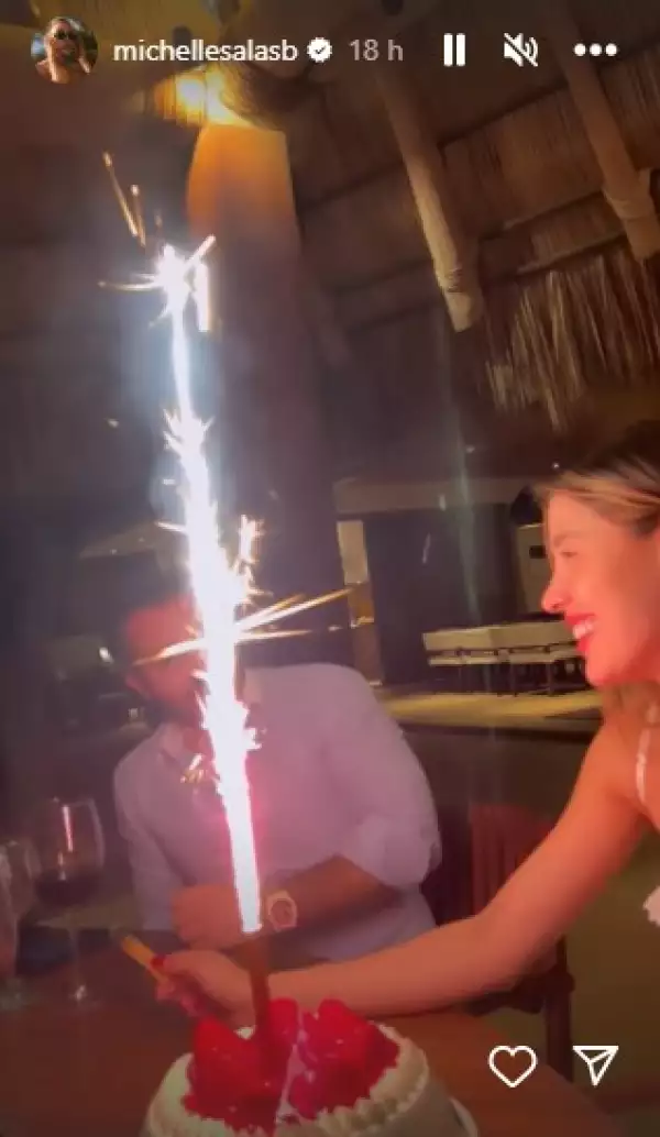 Michelle Salas celebrates her 34th birthday in Punta Mita