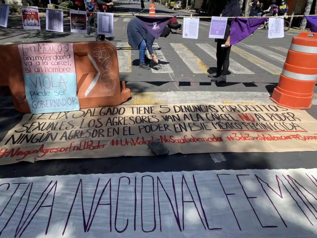 protesta feminista félix salgado