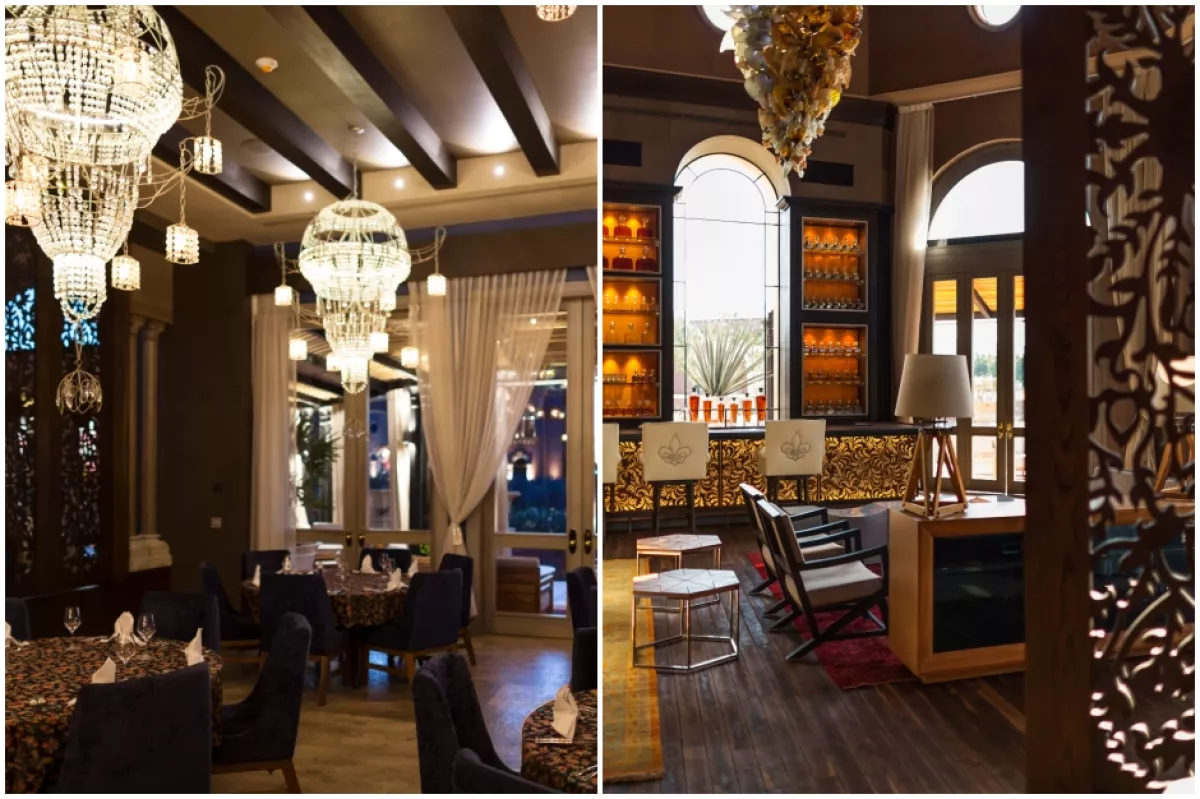 Restaurante de La Casona en la Hacienda Patrón