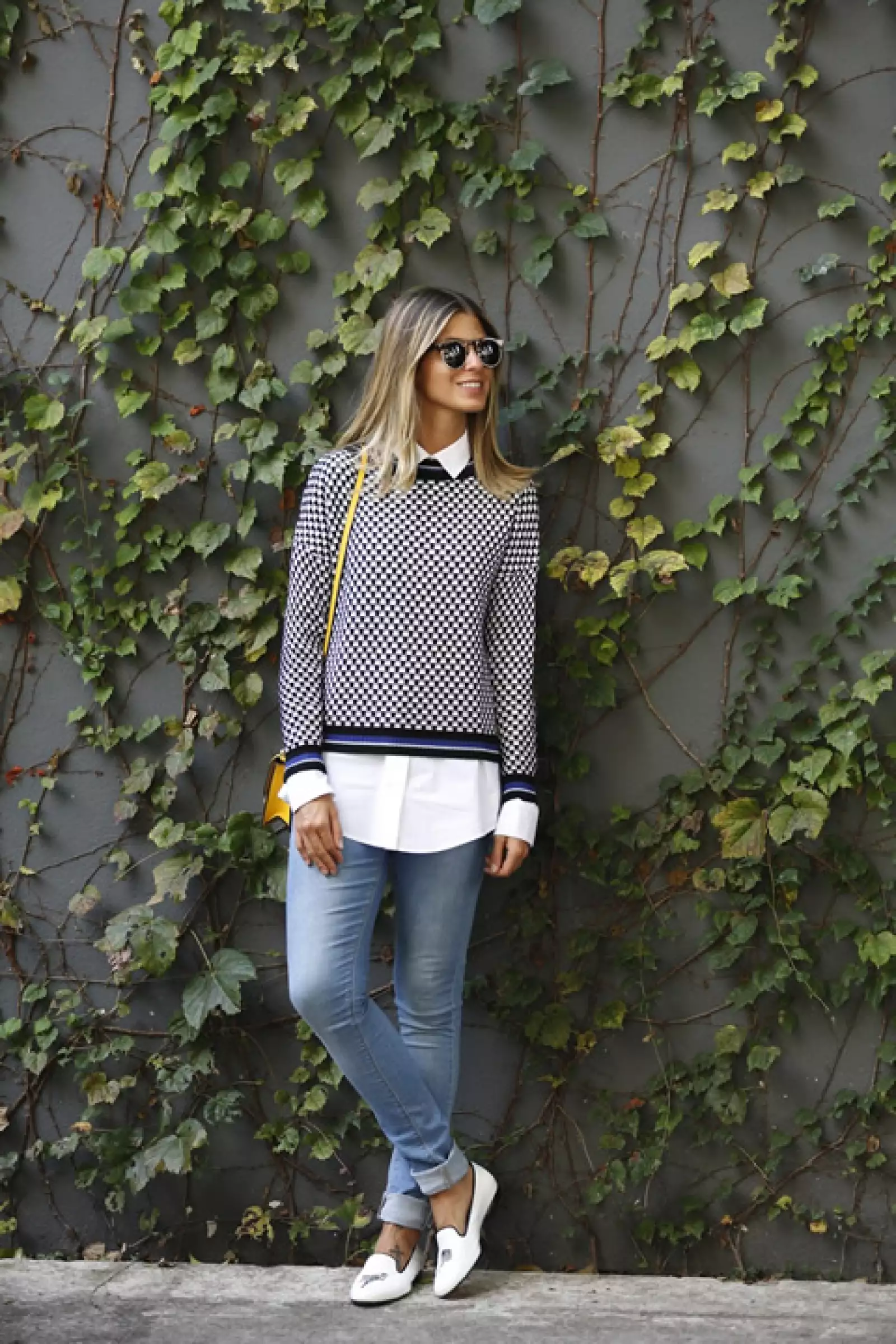 Anna Fasano, la blogger brasileña, creó looks preppy y casuales para todos los días.