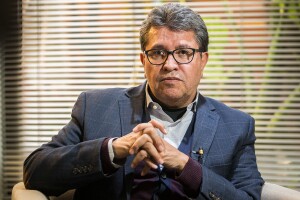 Ricardo Monreal, coordinador de la bancada de Morena en el Senado. Foto: Diego Álvarez.