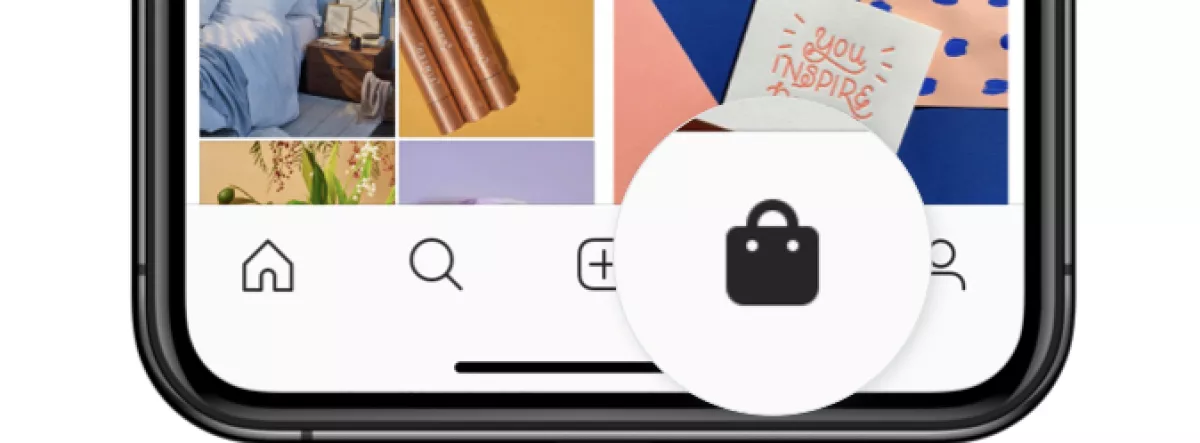 Shop tab. 