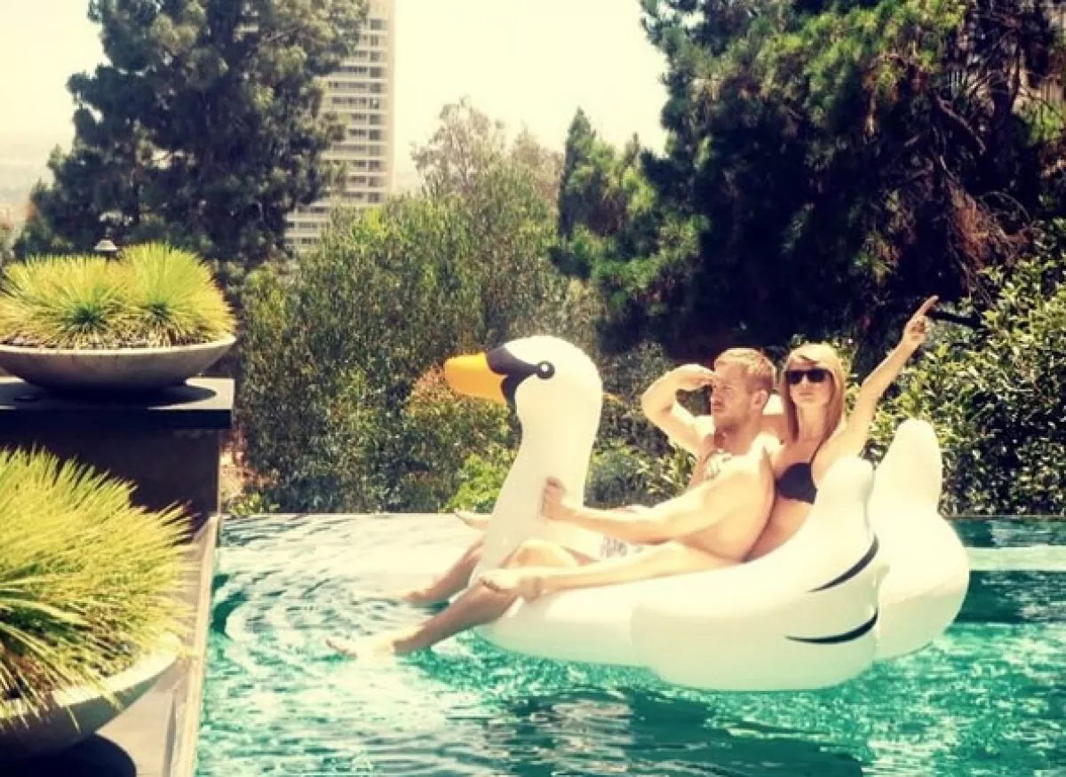 Taylor Swift y Calvin Harris