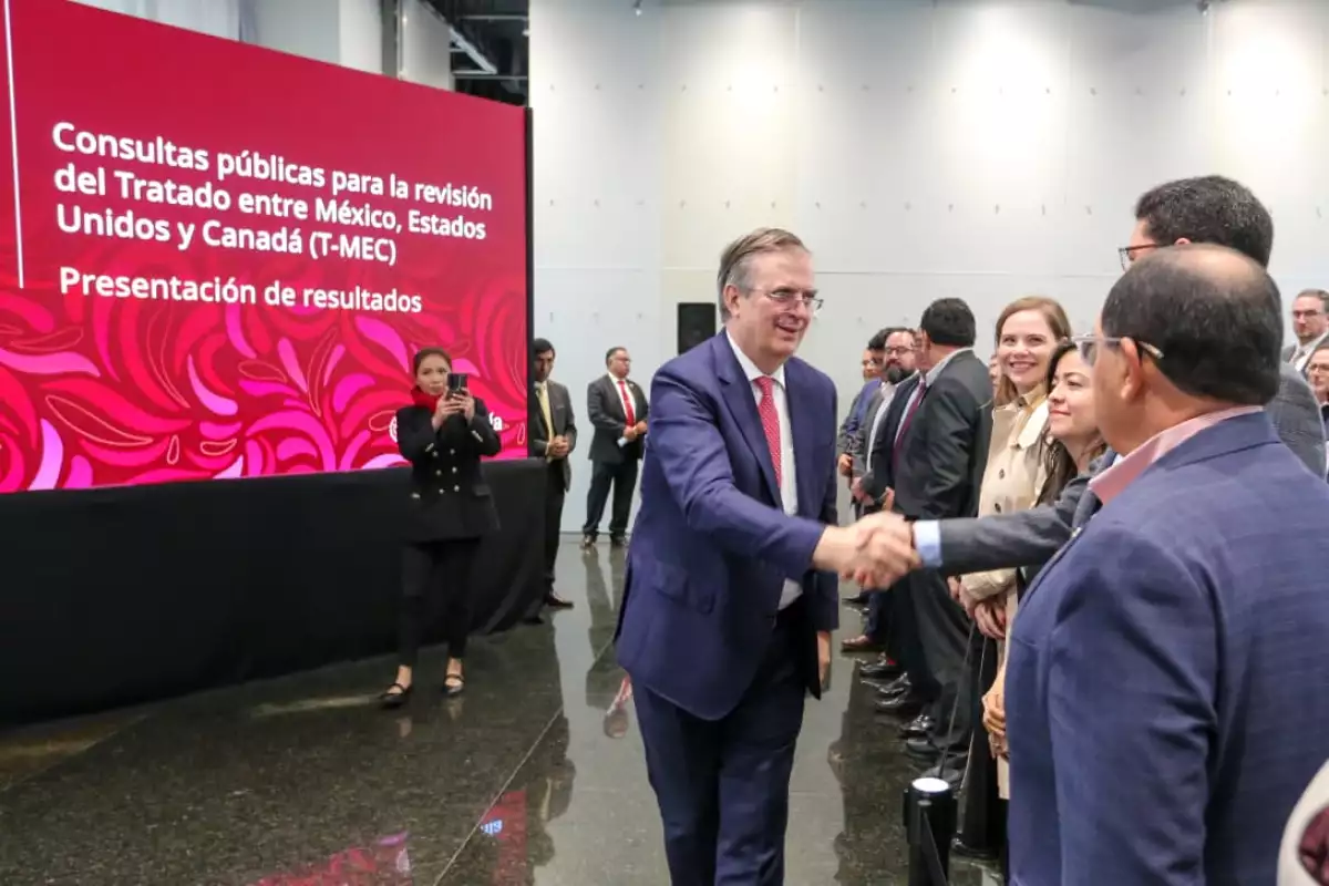 Ebrard revela el plan de acción del gobierno, empresas e industrias mexicanas para la revisión del T-MEC 