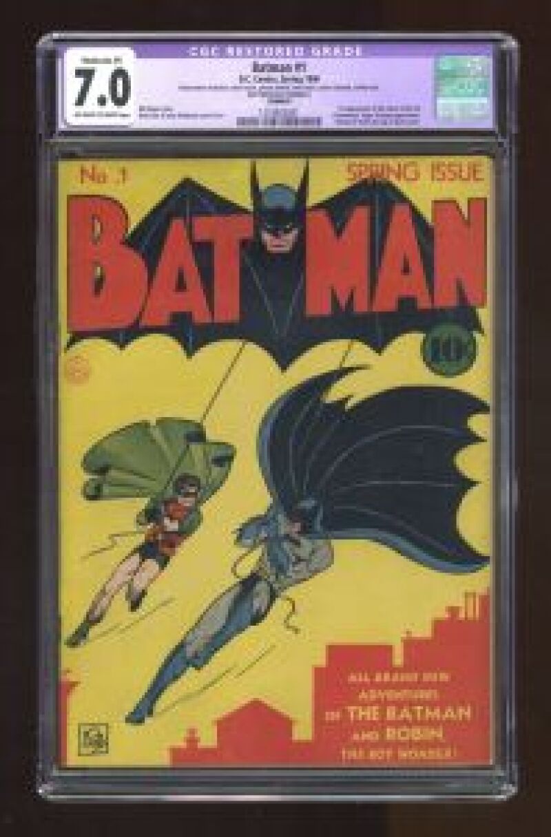 Primer cómic de Batman