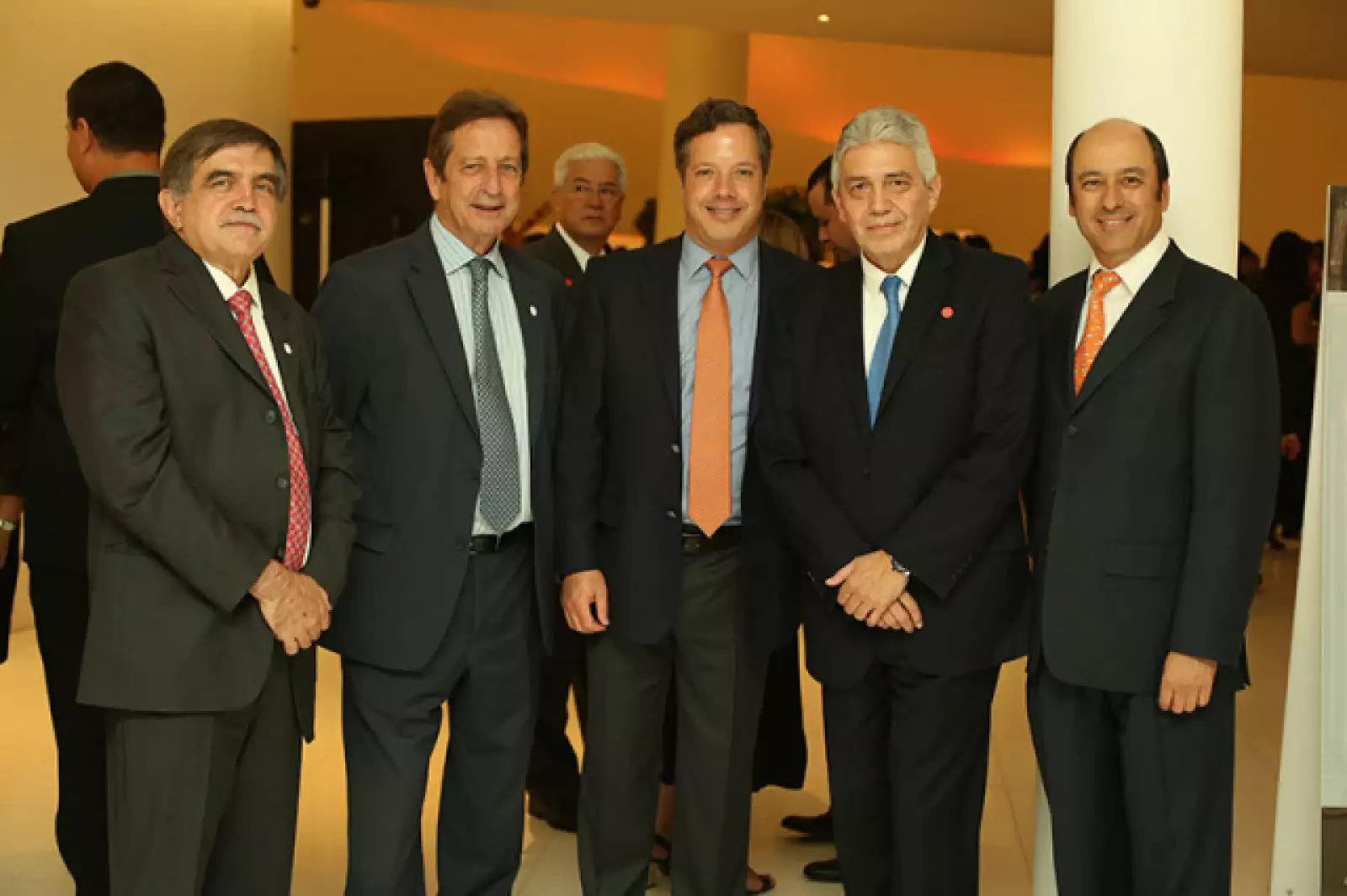 Javier Fonsarrade, Juan Fábrega, José Ponce, José Luis Millote y Luis Frias