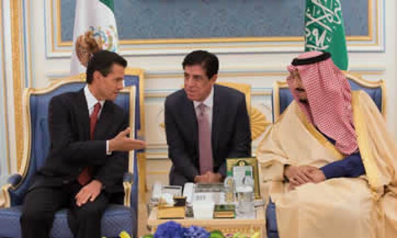 El presidente Peña se reunió con el rey Salman Bin Abdulaziz (Foto: Notimex )