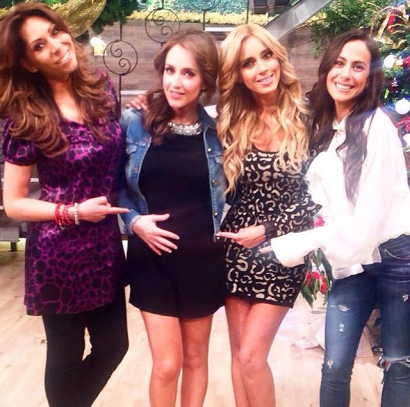 El programa celebró la buena nueva de Jimena Pérez.
