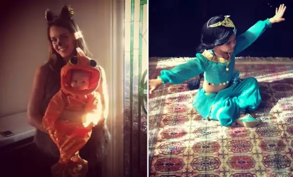 Jessica Alba presumió a sus dos hijas hace algún tiempo en estas mismas fechas.