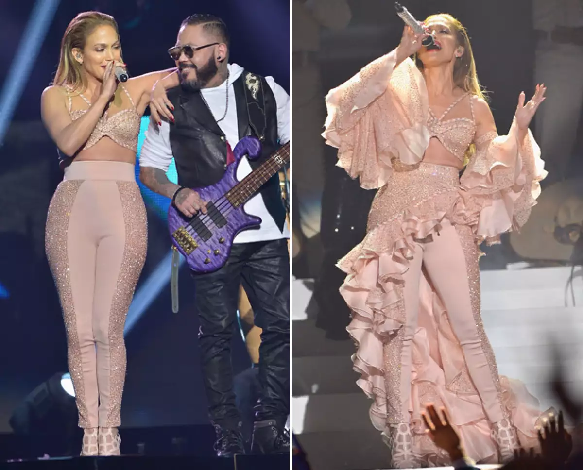 La cantante interpretó un popurrí de los grandes éxitos de la artista de Texas y contó con la colaboración sobre el escenario de las hermanas y del viudo de Selena.