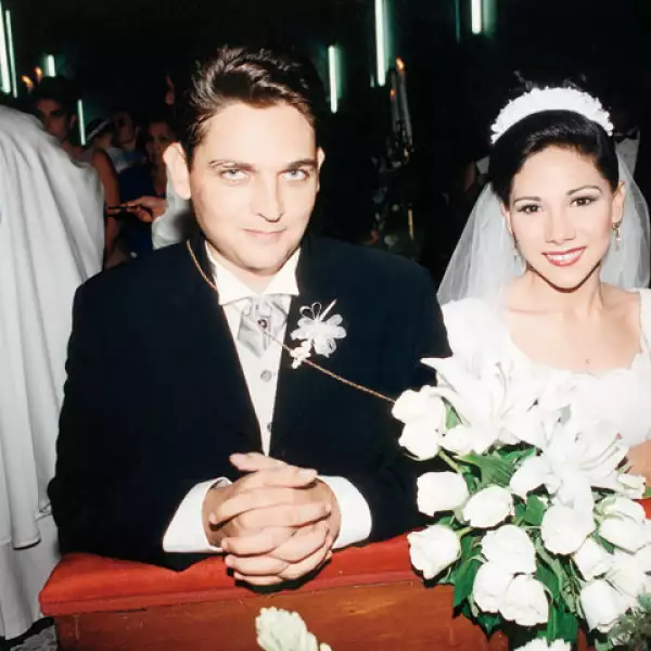 Aquí una imagen del día que contrajeron nupcias.