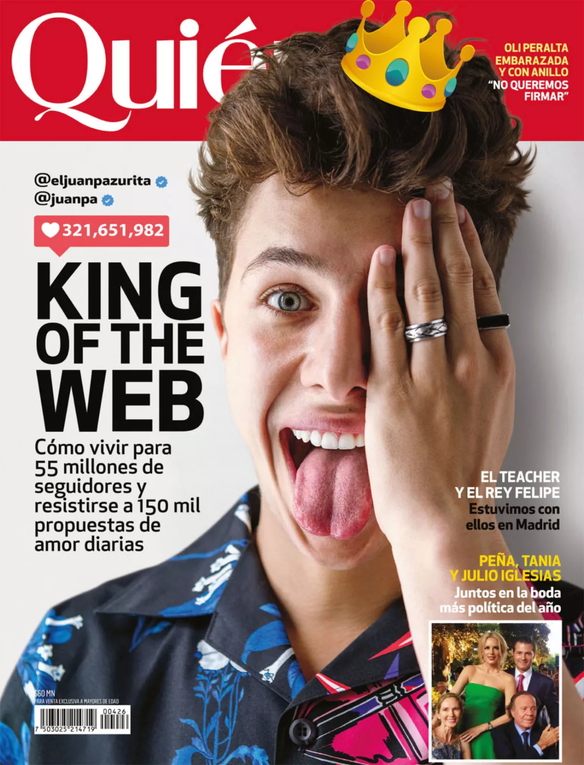 Juanpa Zurita en portada de Quién