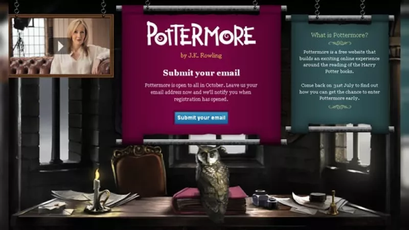 ottermore harry potter pagina