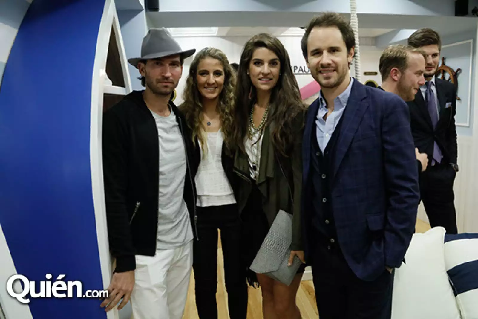 Hernán Junco, Daniela Ruiz, Paola Núñez y Guillermo Ovalle
