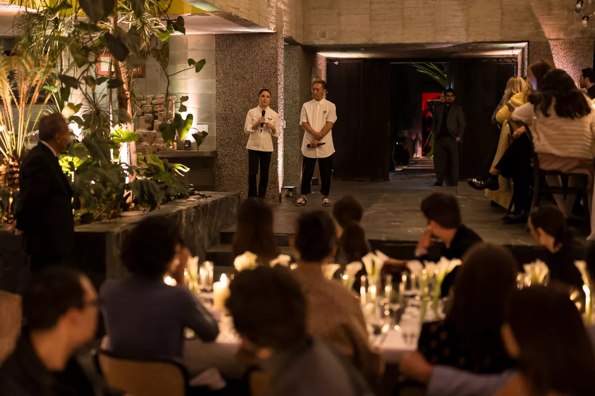 Así se vivió la intima cena de Gucci Osteria con Karime López y Takahiko en la CDMX