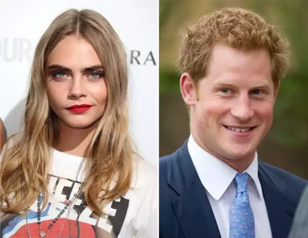 El príncipe Enrique se une a la lista de admiradores de Cara.