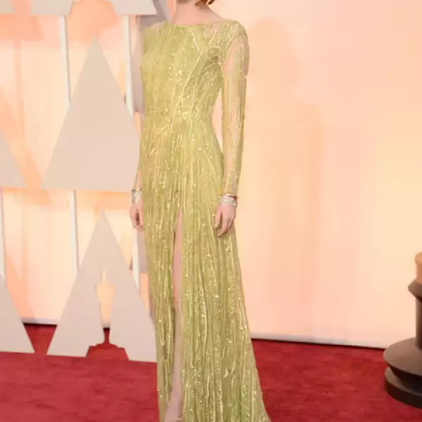 Emma Stone en Elie Saab.