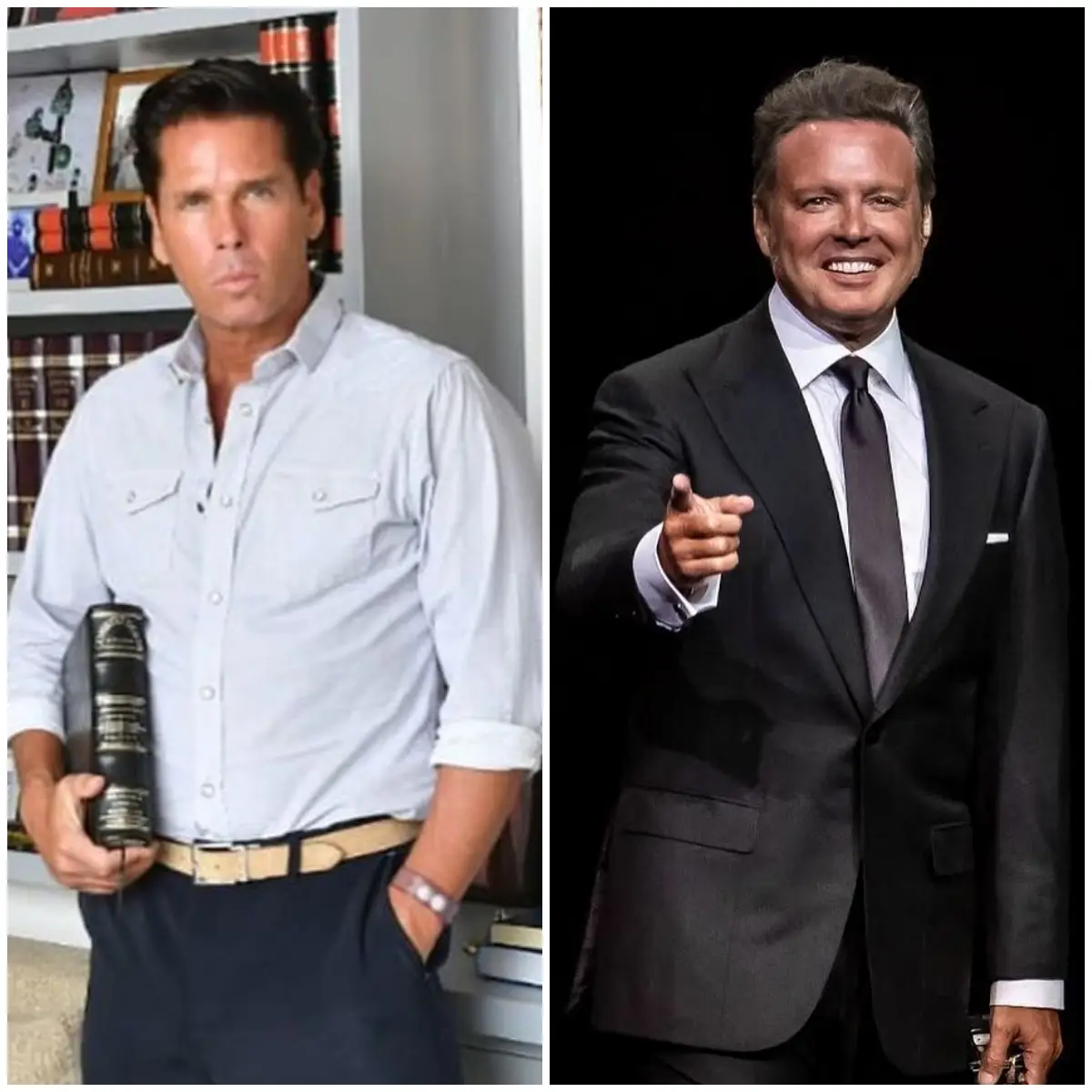 Roberto Palazuelos y Luis Miguel