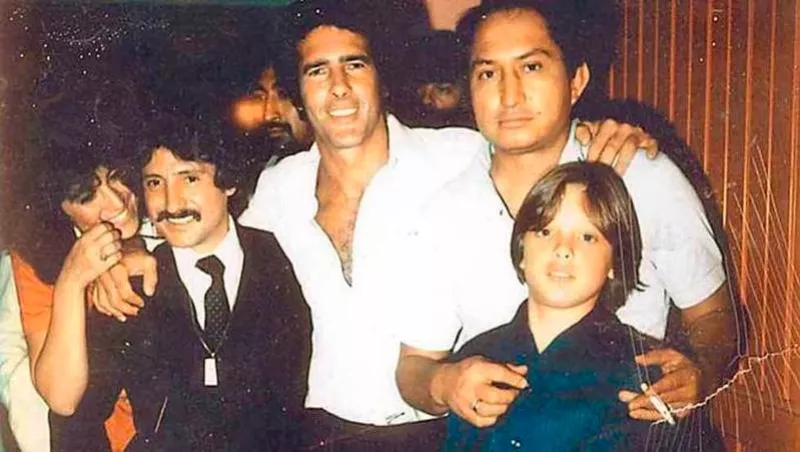 Luis Miguel junto a Andrés García