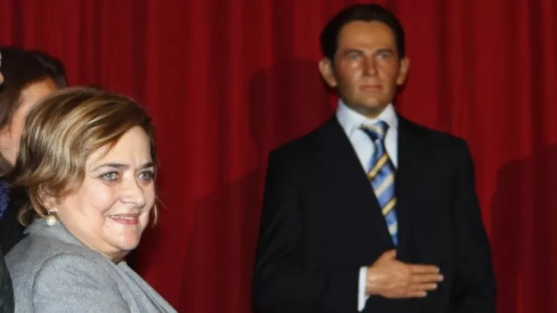 La estatua de Mouriño fue develada en el Museo de Cera