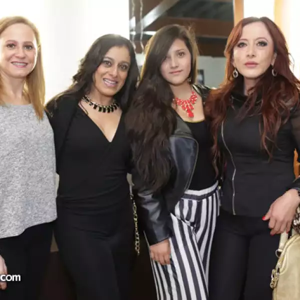 Vivian Varela, Liliana Domíngez, Yanet López y Flor Domínguez