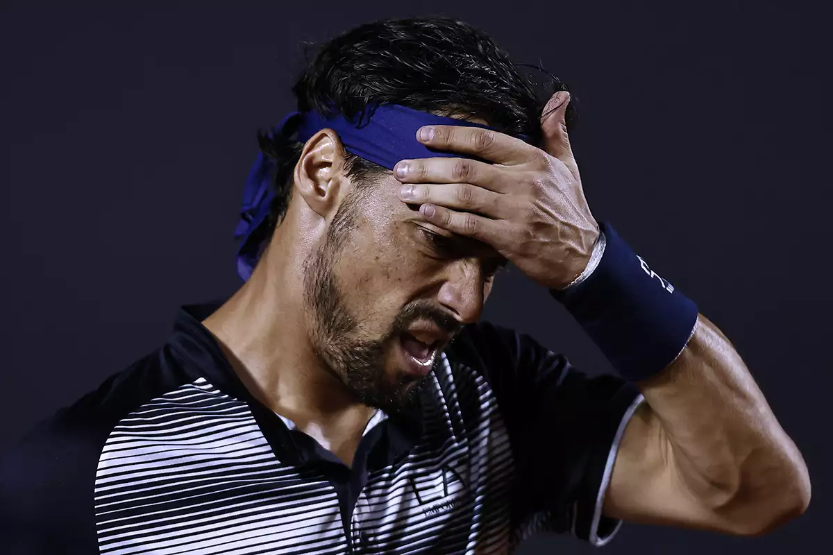 Fabio Fognini campeón del Abierto de Los Cabos en 2018 no participará en 2022