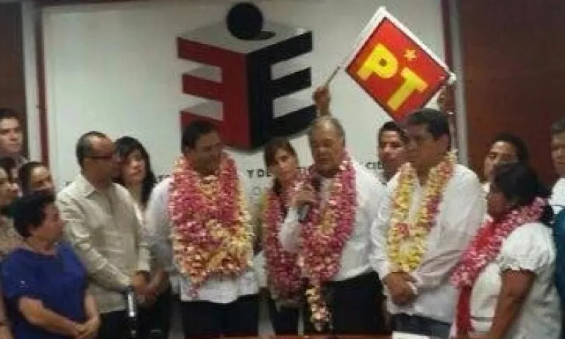 Benjamín Robles solicitó su registro como candidato del PT a gobernador de Oaxaca. (Foto: Carlos Hernández/CNNExpansión)