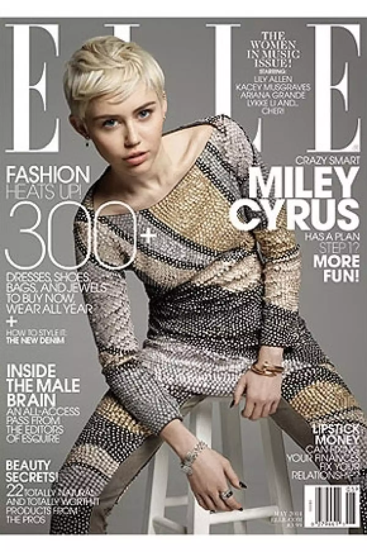 Así aparece la cantante en la portada de ELLE.
