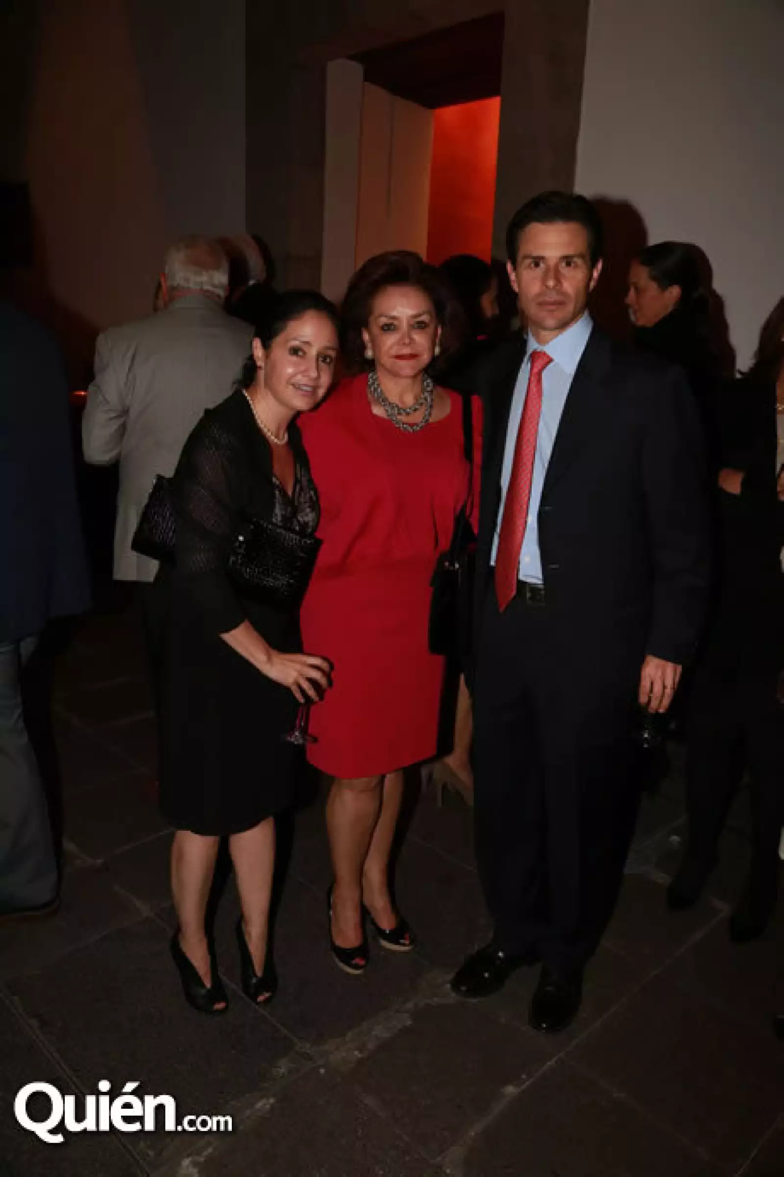 Adriana Sodi, Adriana Salinas y Roberto Palacios