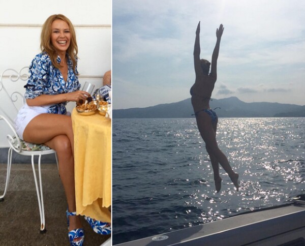 Kylie Minogue sigue sorprendiéndonos con su belleza en su tour de verano.