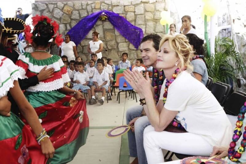 Antonio Banderas y Melanie Griffith.