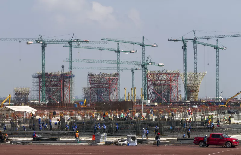 Avance en las obras del Nuevo Aeropuerto de la Ciuadad de Méxic