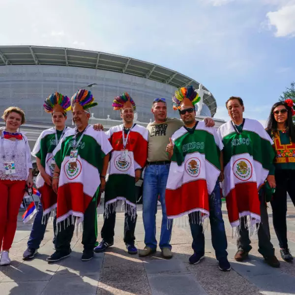 Mexicanos en el Mundial de Rusia 2018.