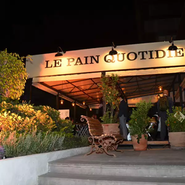 La Fachada del Restaurante Le Pain Quotidien.